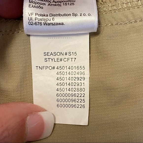 THE NORTH FACE / Roll-up Khakie Shorts Size 10 - Picture 6 of 15